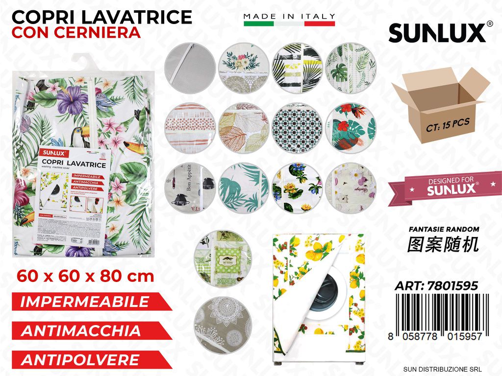 Copri Lavatrice Imperm. 60*60*80CM Fant. Ass.
