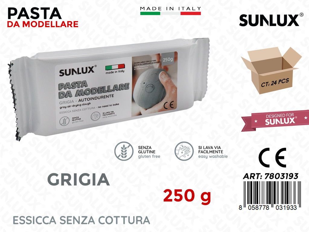 Pasta da Modellare Grigia 250G