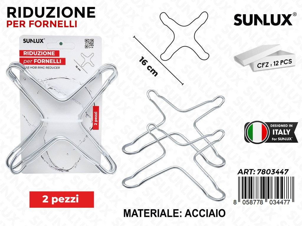 Riduzione per Fornelli Acc. 2PCS 16CM