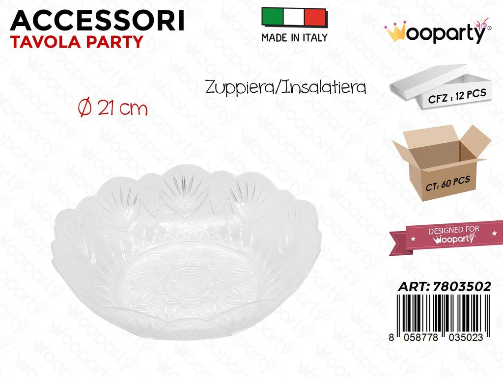 Wooparty Acc. Tavola Zupp.insalat. D.21CM