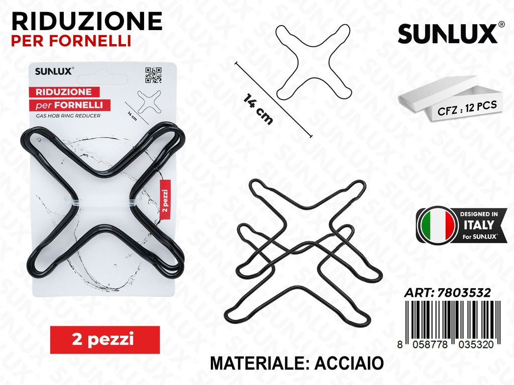 Riduzione per Fornelli Acc. 2PCS 14CM
