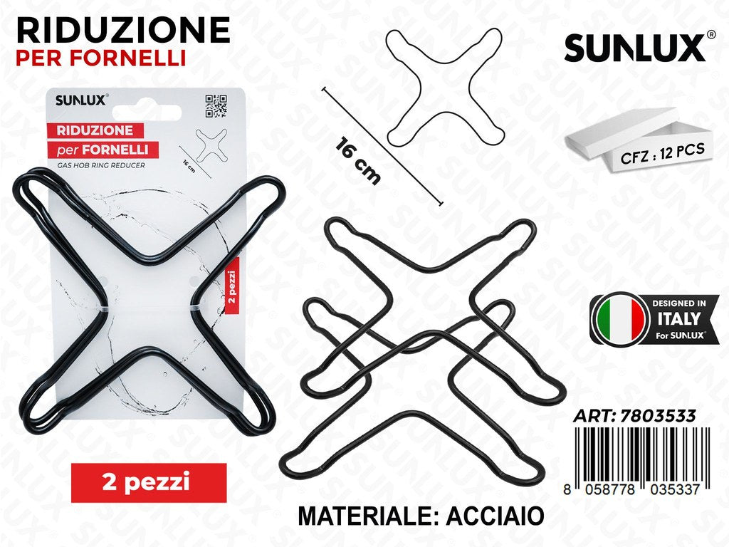 Riduzione per Fornelli Acc. 2PCS 16CM