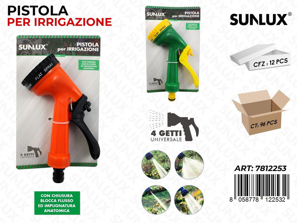 Pistola per Irrigazione Uni. Ass. 4GETTI