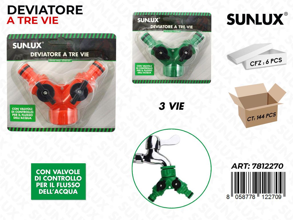 Deviatore a Tre Vie
