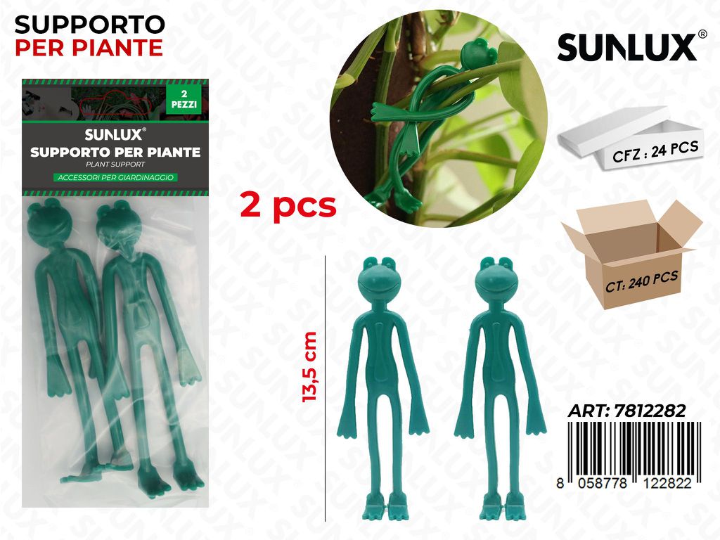Sunlux Supporto per Piante 2PCS 13.5CM
