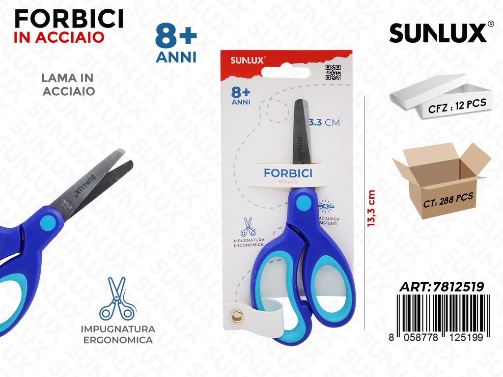 Sunlux Forbici Acc. 13.3CM