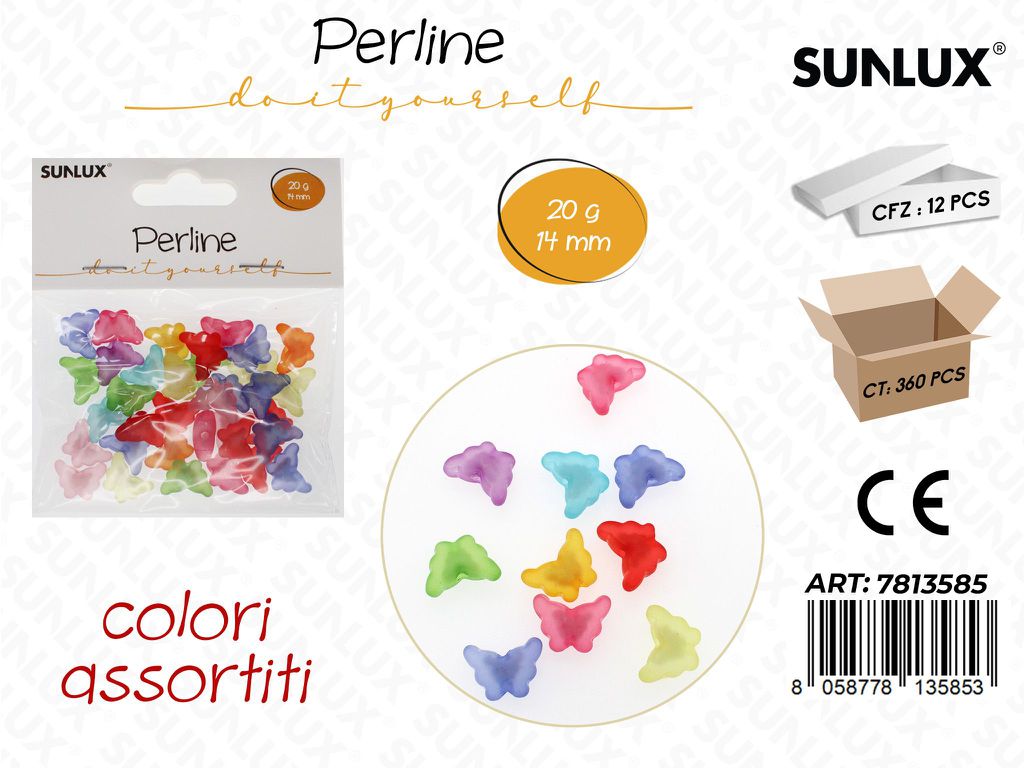 Sunlux Perline Dec. Forate 20GR 14MM