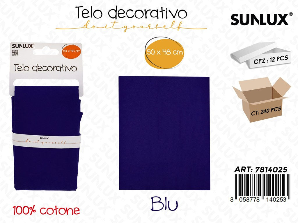 Sunlux Telo Dec. Cotone Blu 50*48CM