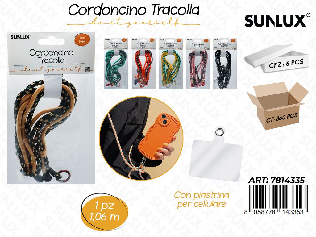 Sunlux Cordoncino Tracolla ASS.1.06M