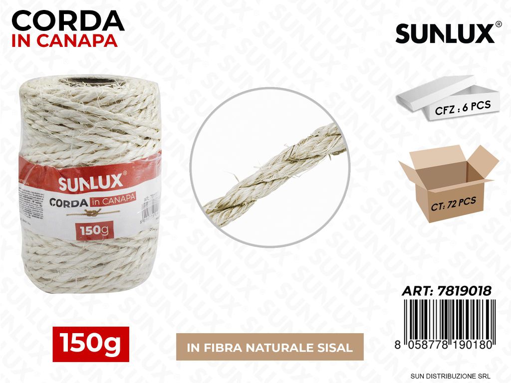 Corda in Canapa 150G