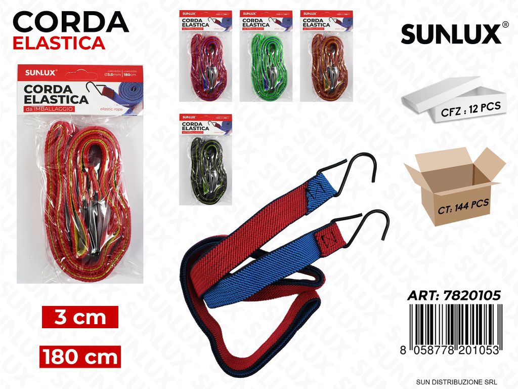 Corda Imballaggio Elast. 3CM*180CM