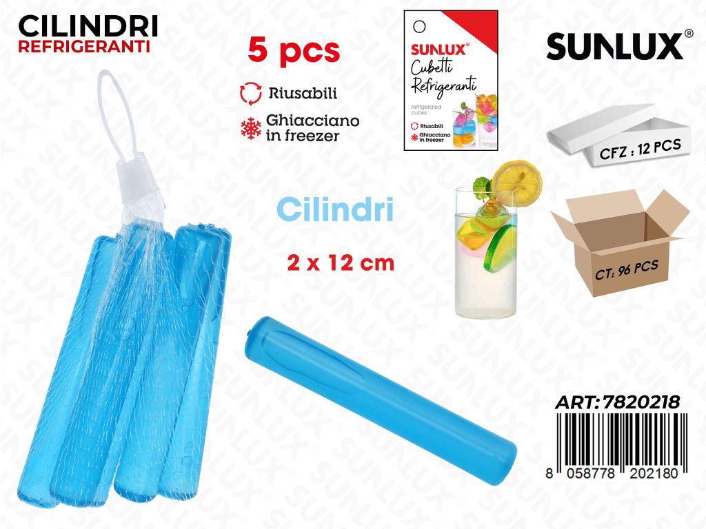 Sunlux Cilindri Refrigeranti 5PCS 2*12CM