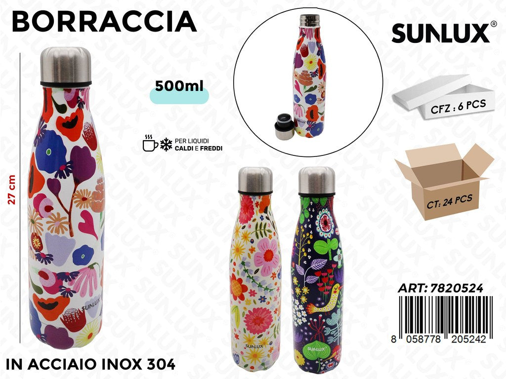 Sunlux Borraccia Acc. 304 Ass. 500ML 27CM
