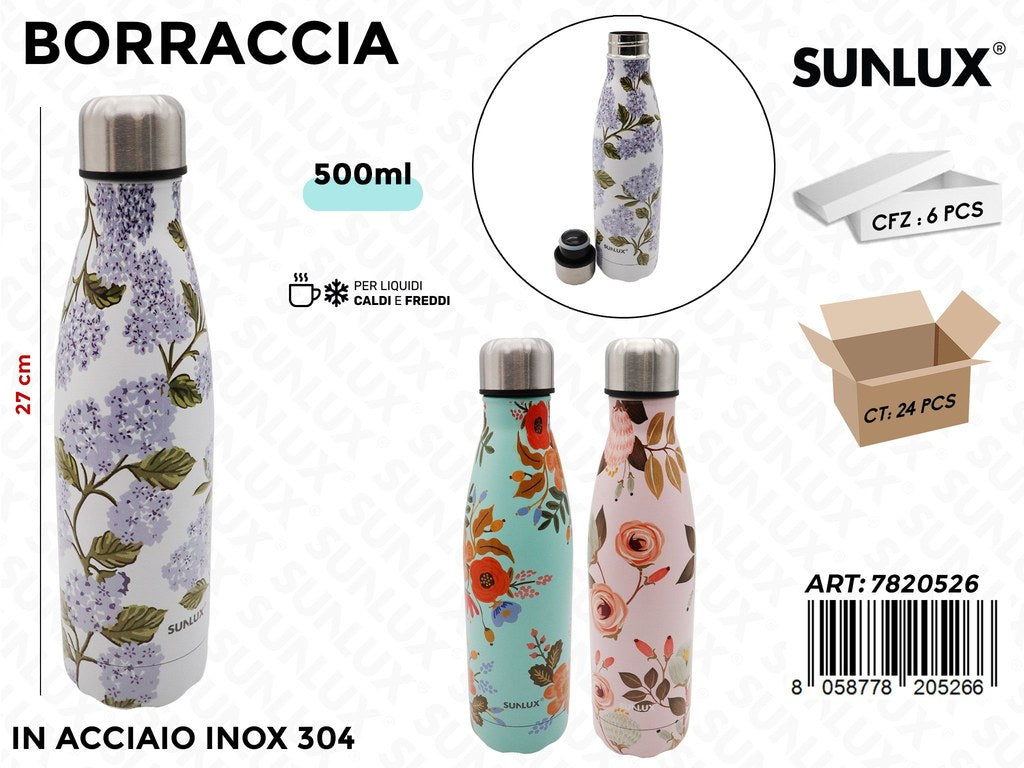 Sunlux Borraccia Acc. 304 Ass. 500ML 27CM