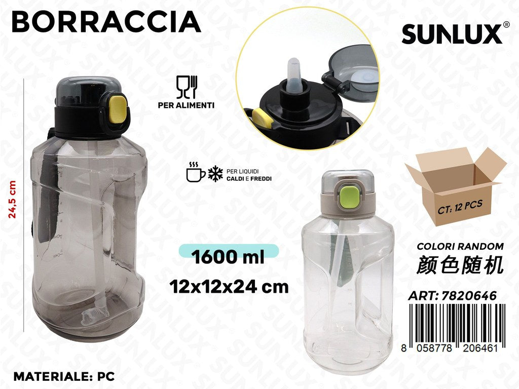 Sunlux Borraccia Ass. 1600ML 12*12*24CM