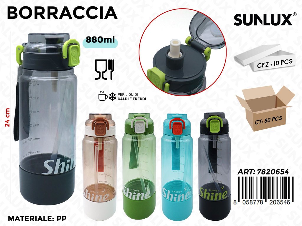 Sunlux Borraccia in Pp Ass. 880ML 24CM