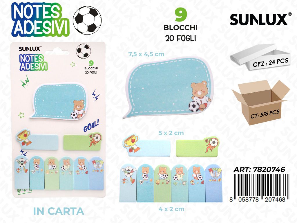 Notes Adv Football 9Blocchi 20Ff Ass.