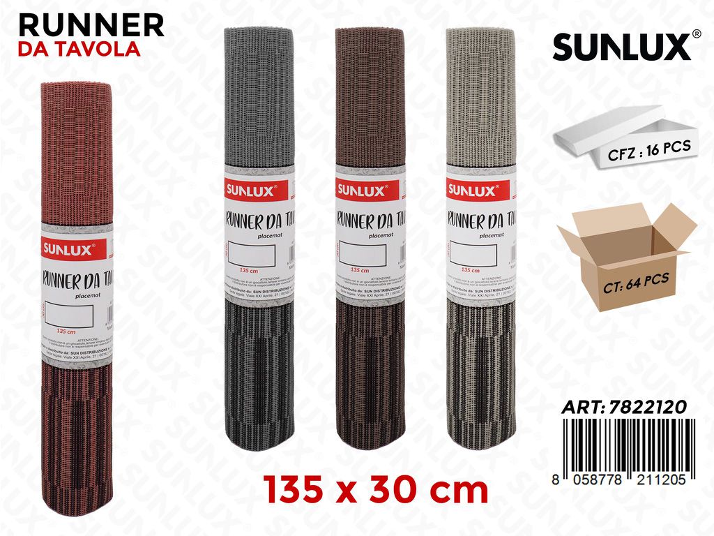 Runner da Tavola 135*30 Cm