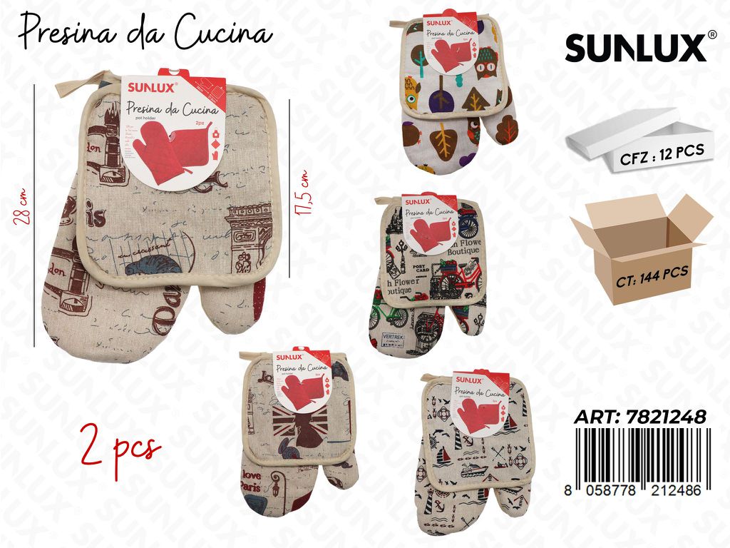 Presine da Cucina Ass. 2PCS