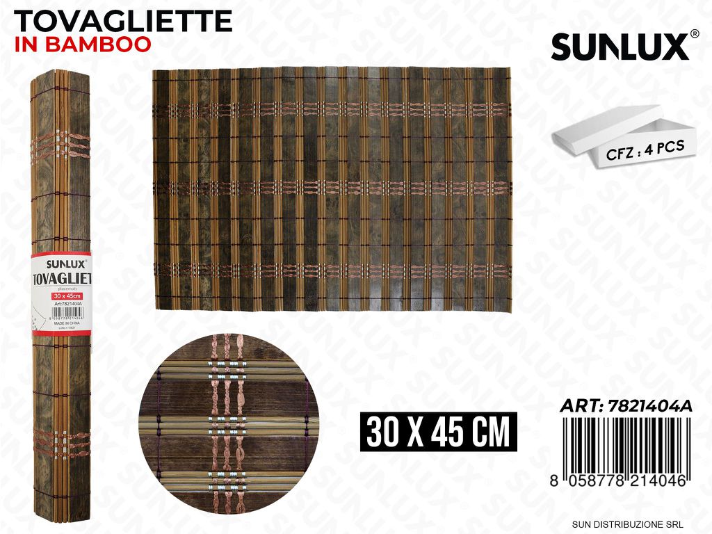 Tovagliette in Bamboo 30*45CM