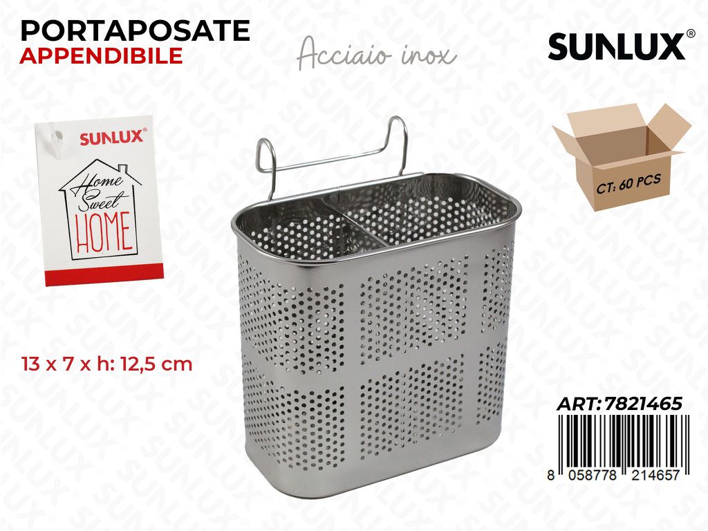 Portaposate Appen. Acciaio Inox 13*7*12.5CM