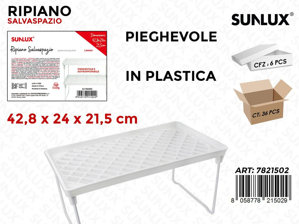 Ripiano Salvaspazio Piegh. 42.8*21.5*24CM