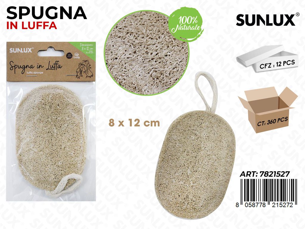 Sunlux Spugna in Luffa 8*13CM