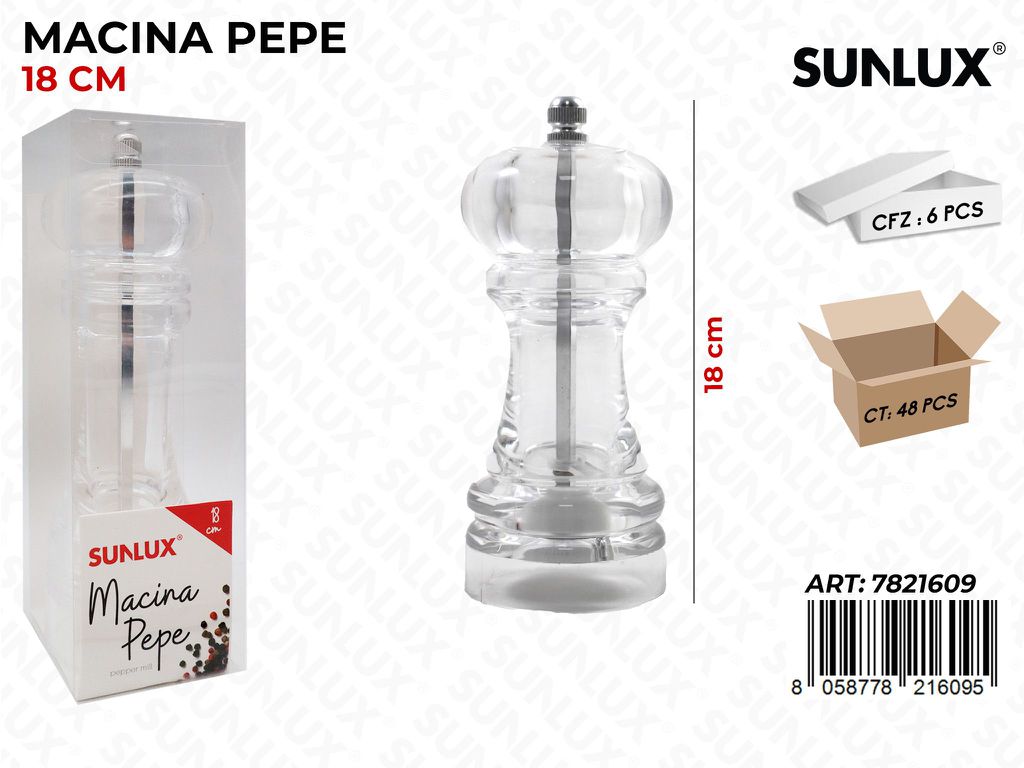 Sunlux Macina Pepe 18CM
