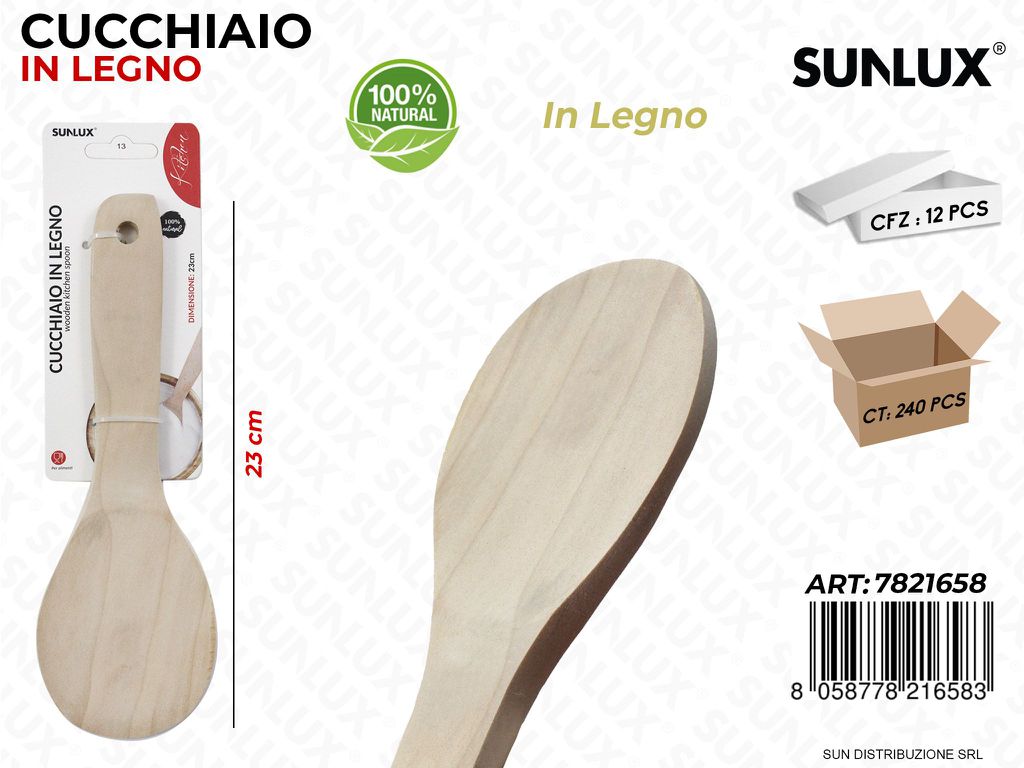 Cucchiaio in Legno 23CM