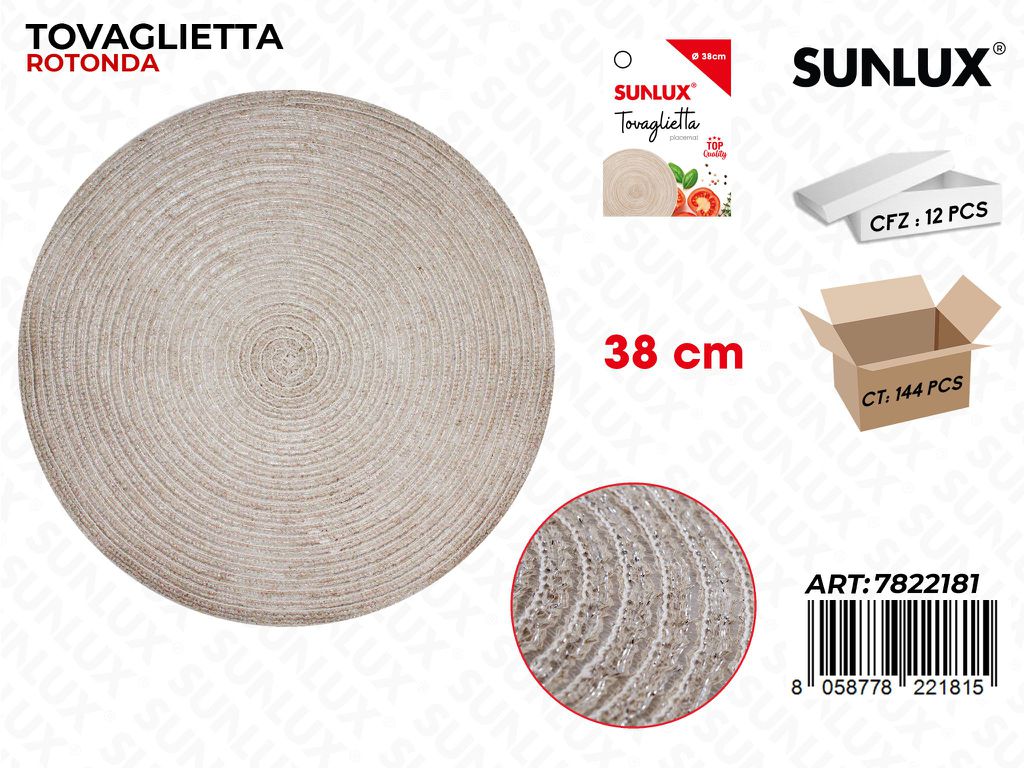 Sunlux Tovaglietta D.38CM