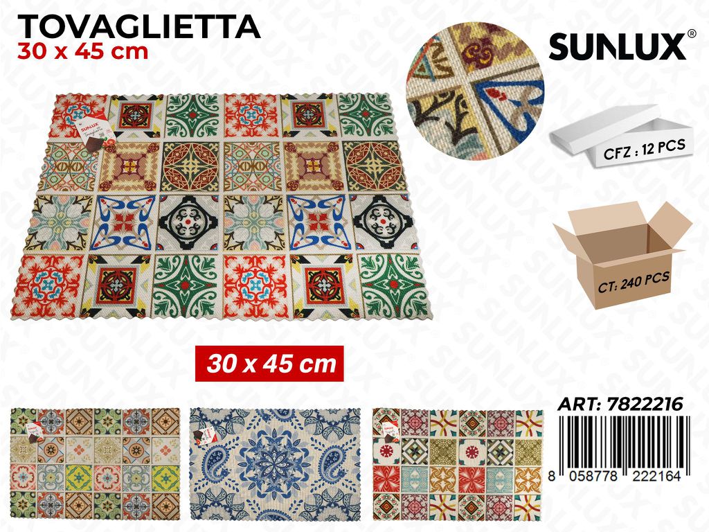Sunlux Tovaglietta Fant. Ass. 30*45CM