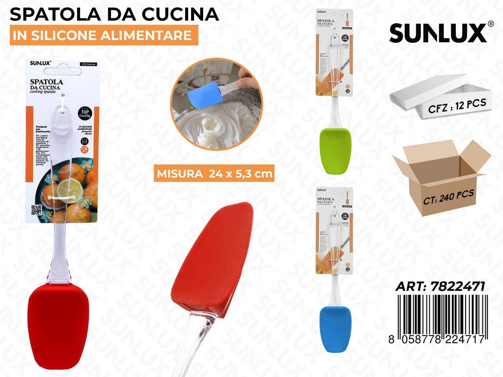 Spatola da Cucina in Silicone Col. Ass. 24CM
