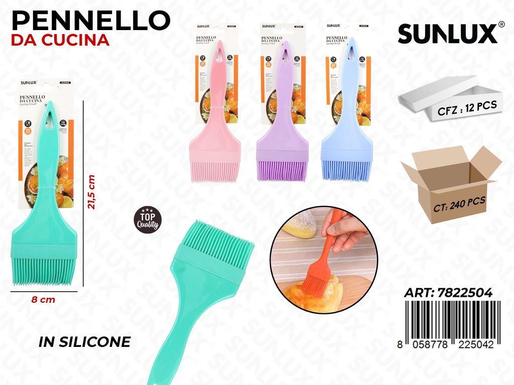 Pennello da Cucina in Silicone Ass. 21.5CM
