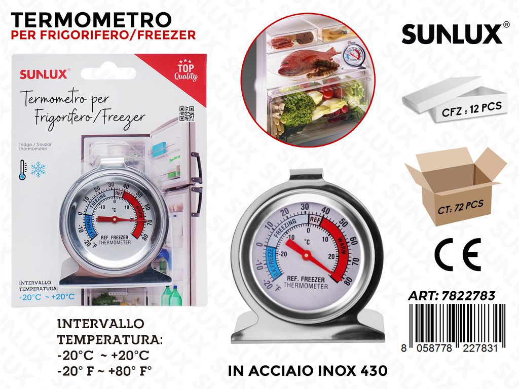 Sunlux Termometro Freez. ACC.430 TEMP.-20A20 C°