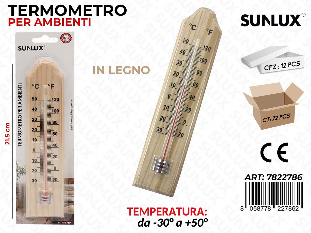 Termometro per Ambienti Temp. -30A50