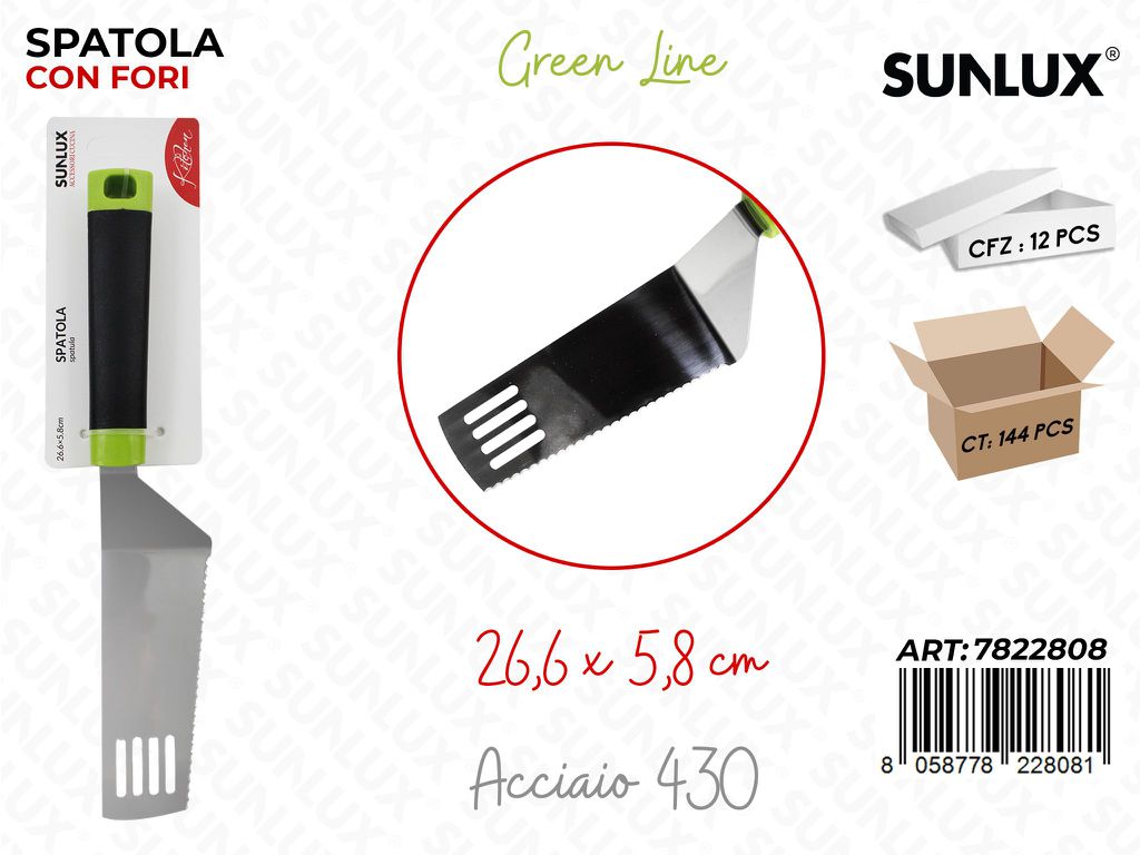 Spatola con Fori 26.6*5*8 Cm /Pz da 12CFZ