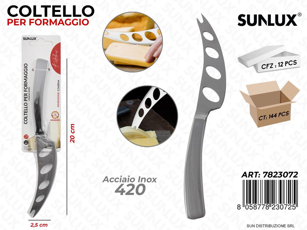 Coltello per Formaggio in Acciaio 420 2.5*20CM