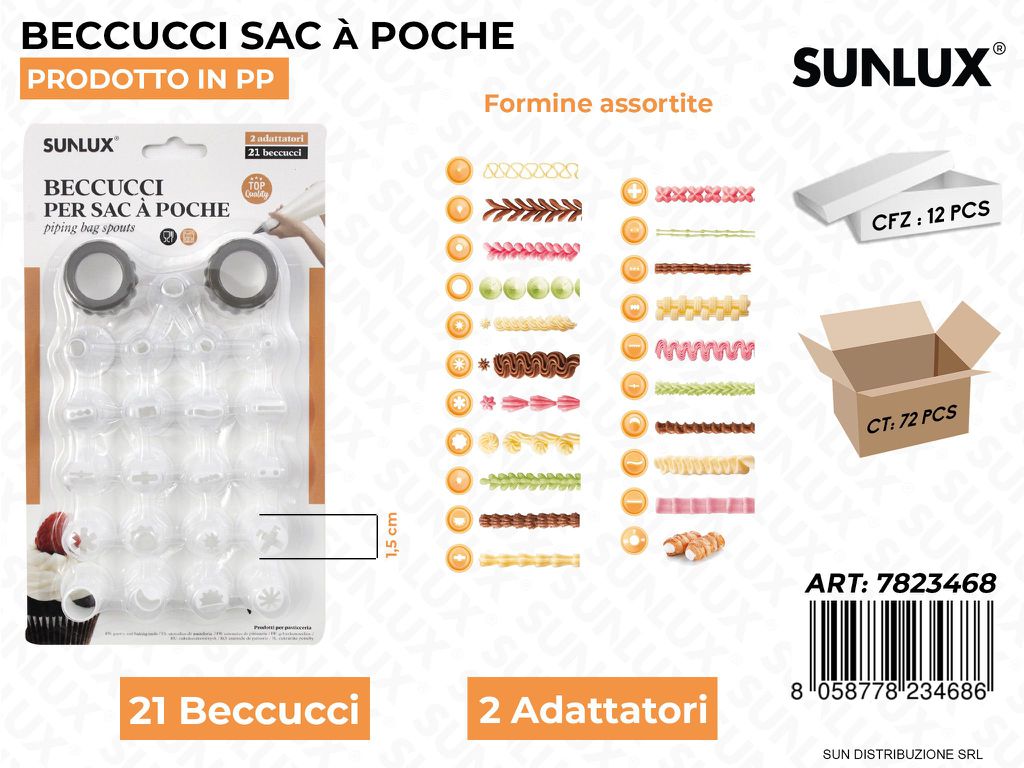 Beccucci Sac a Poche in Pp 21PCS Ass. 2ADATT.