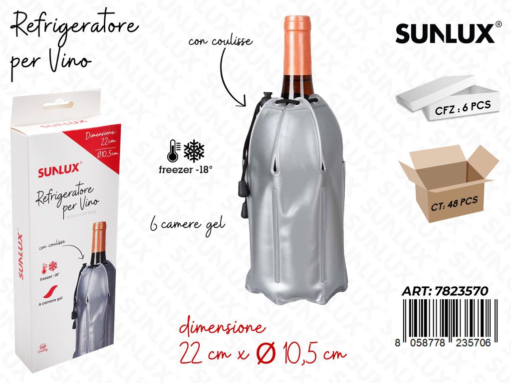 Refrigeratore per Vino c/ Coulisse 10.5*22CM