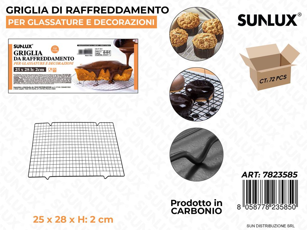 Griglia per Raffreddamento in Carbonio 25*25*2CM