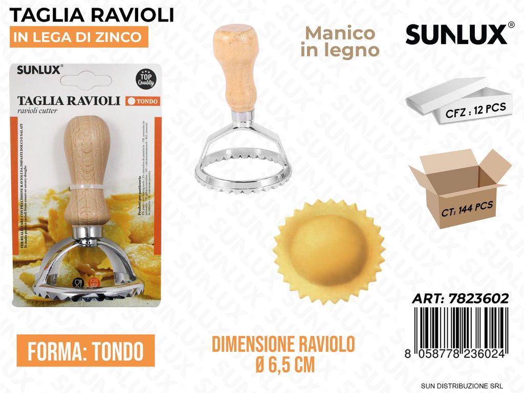 Taglia Ravioli Tondo Lega Zinco D. 6.5CM