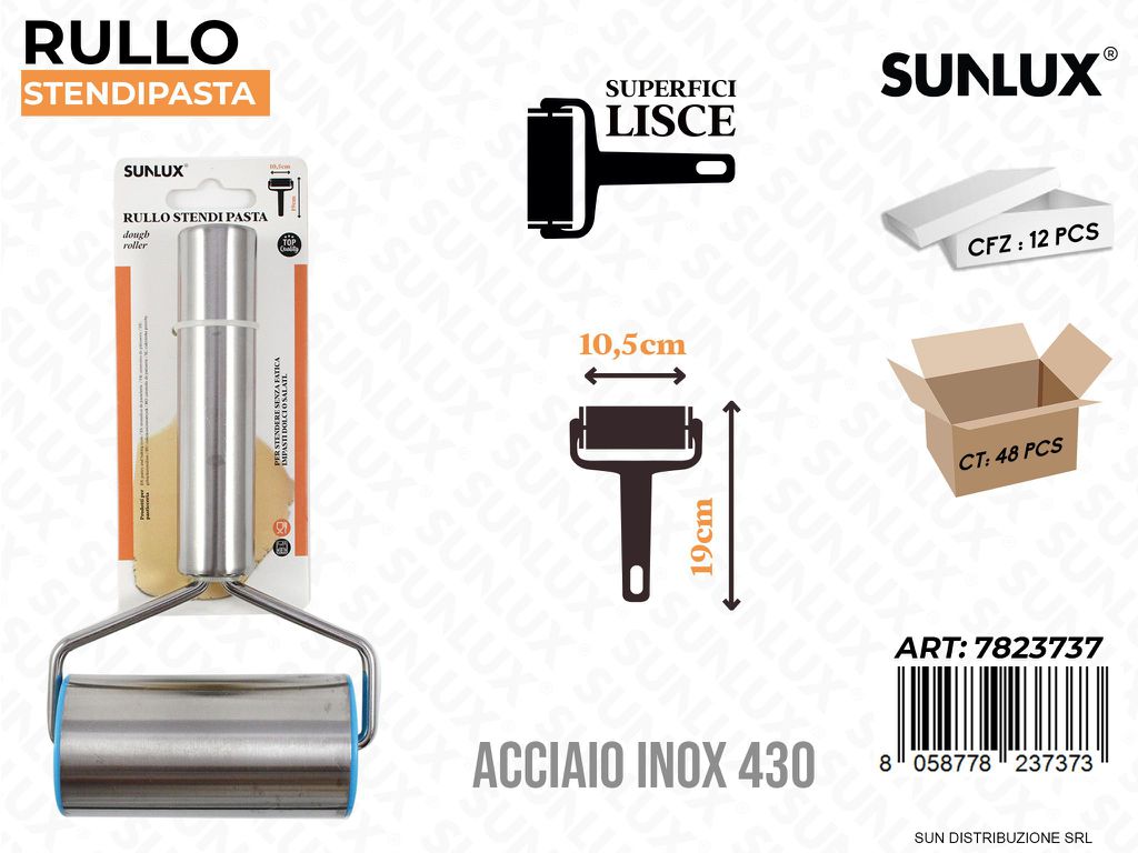 Rullo Stendipasta Acciaio 430 19*10.5CM