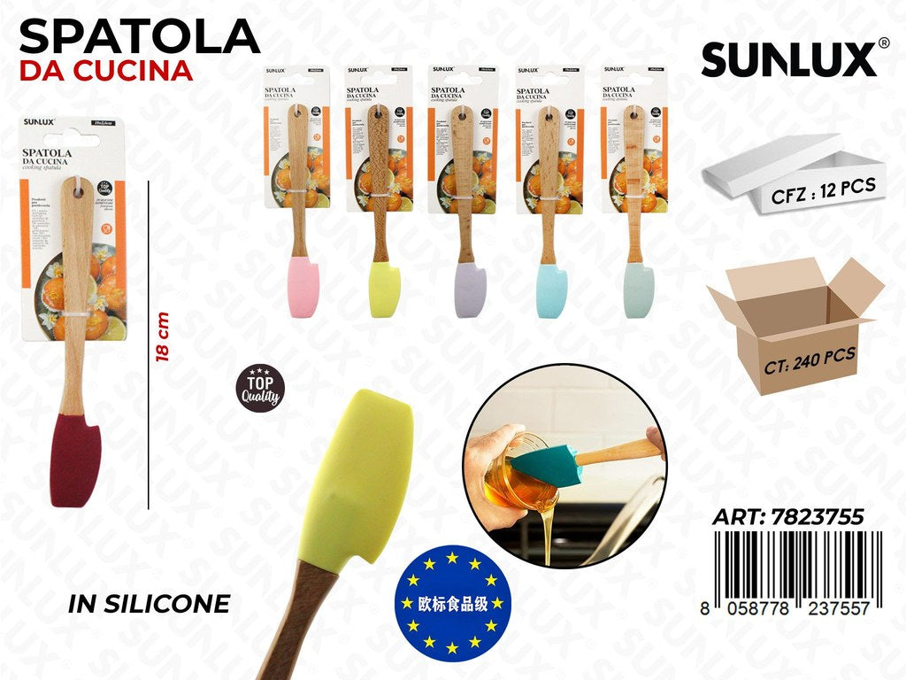 Spatola da Cucina in Silicone Ass. 18CM