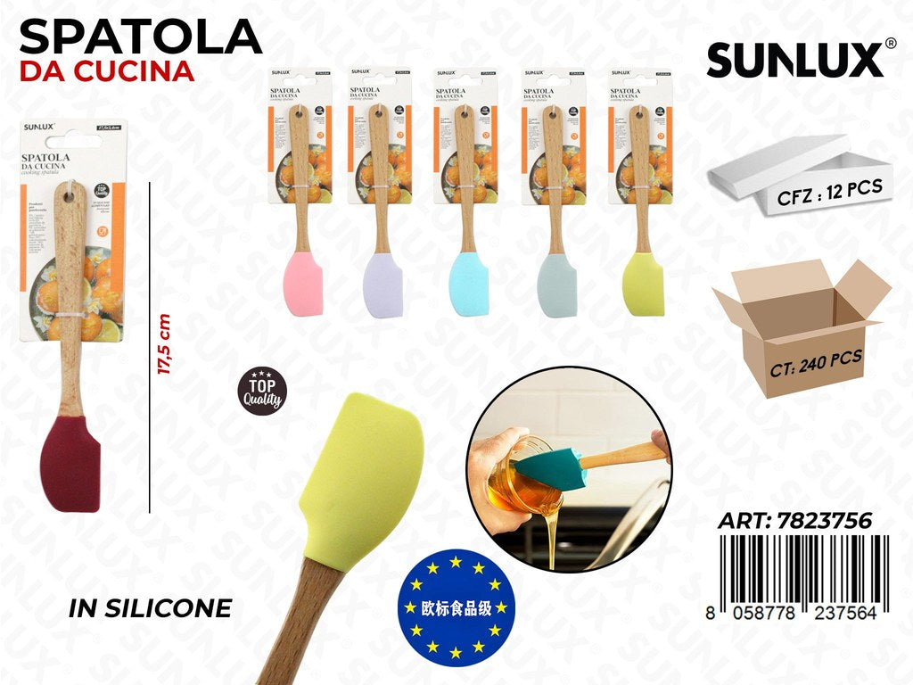 Spatola da Cucina in Silicone Ass. 17.5CM