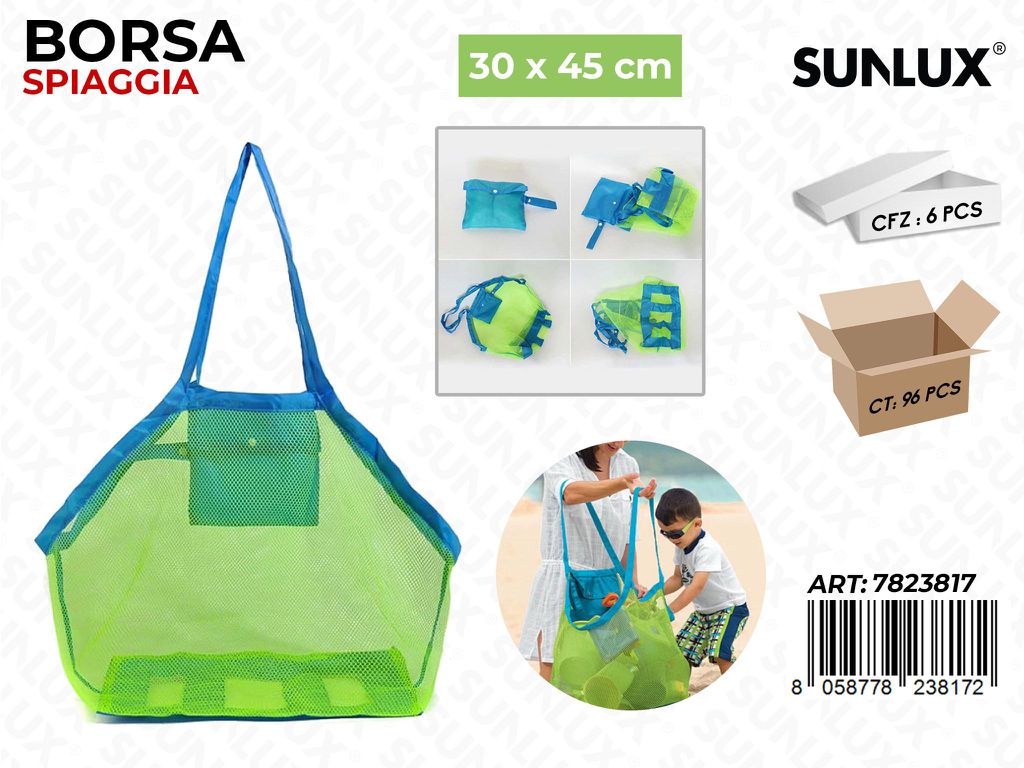 Sunlux Borsa da Spiaggia 30*45CM