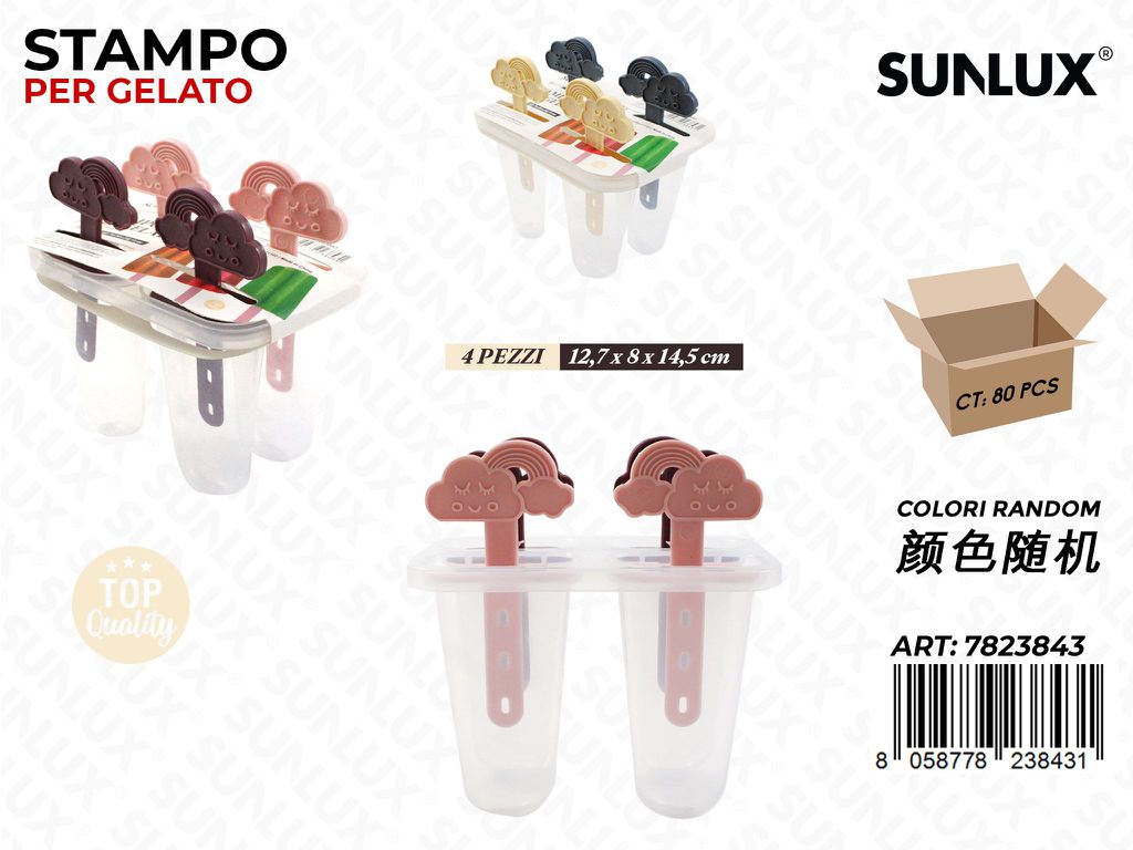 Sunlux Stampo per Gelato 4SCOMP. 12.7*8*14.5CM