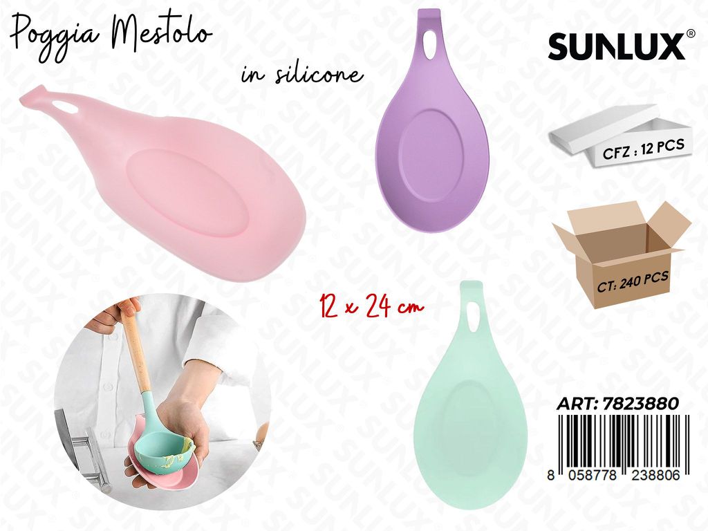 Sunlux Poggia Mestolo Silicone Ass. 12.24CM