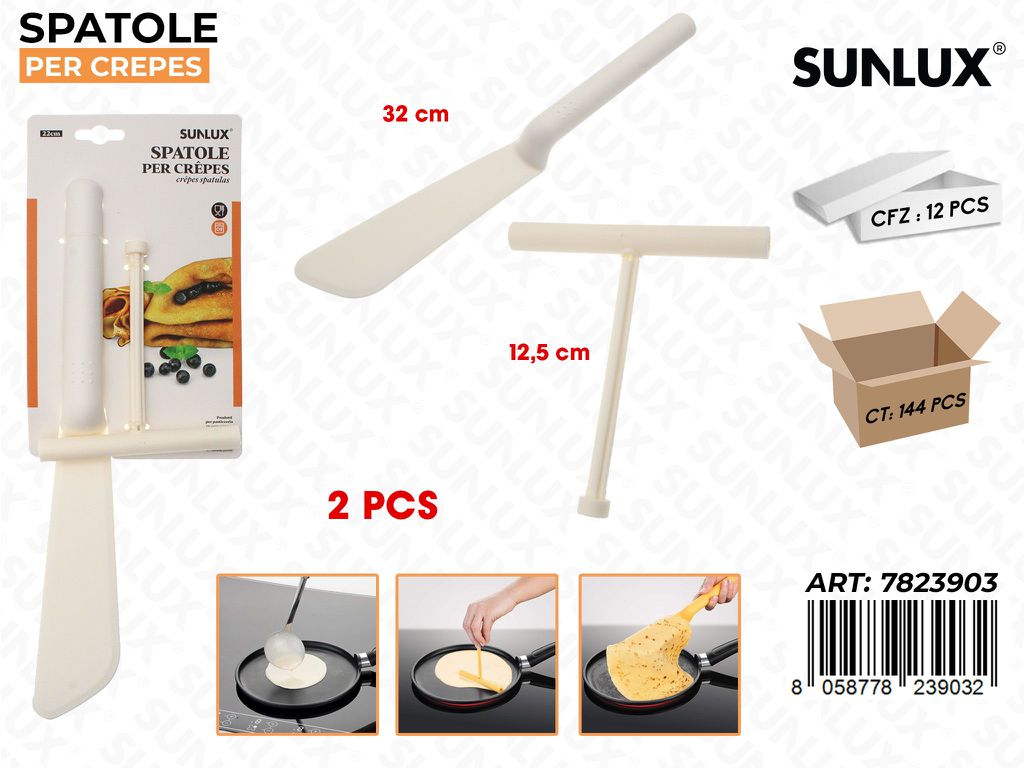 Spatole per Dolci in Pp 2PCS Mis. Ass.