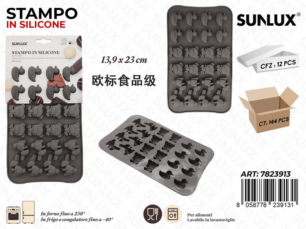 Sunlux Stampo in Silicone 13.9*23CM