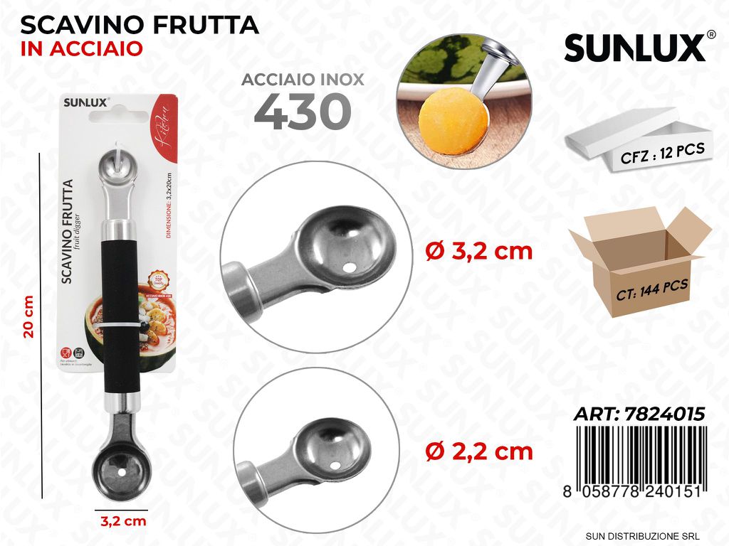 Scavino Frutta in Acciaio 430 23.2*20CM